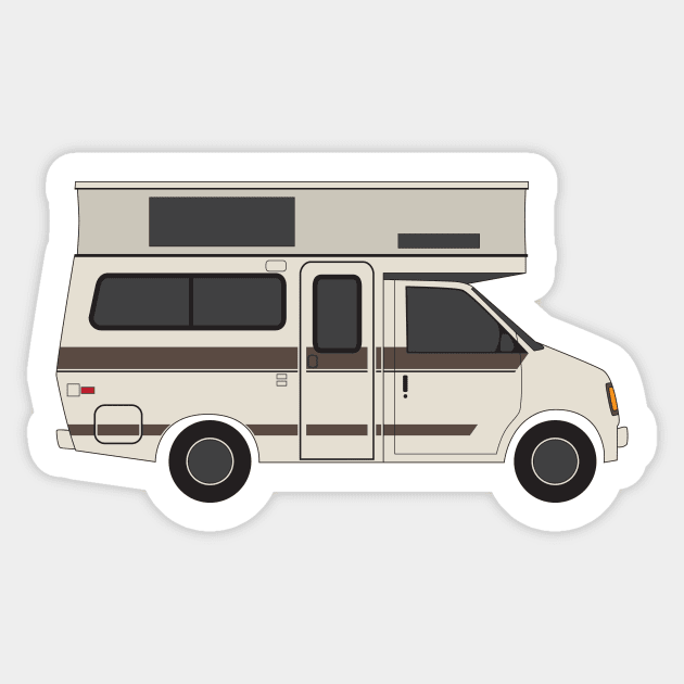 astro pop up truck Sticker by LeapDaze